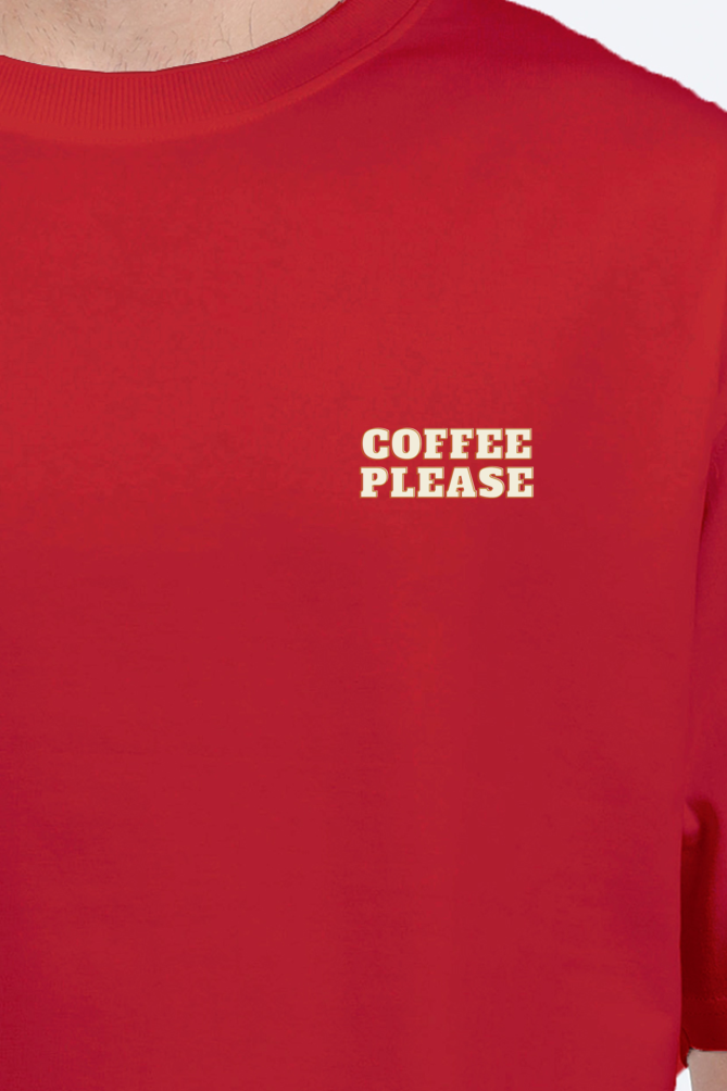 COFFEE PLEASE - Premium Minimal T-Shirt