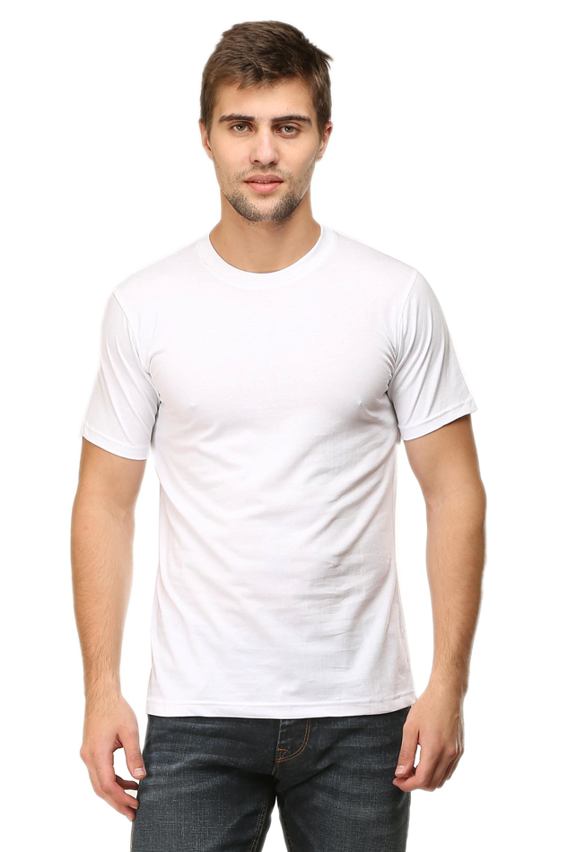 WHITE REGULAR FIT T - SHIRT