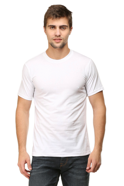 WHITE REGULAR FIT T - SHIRT