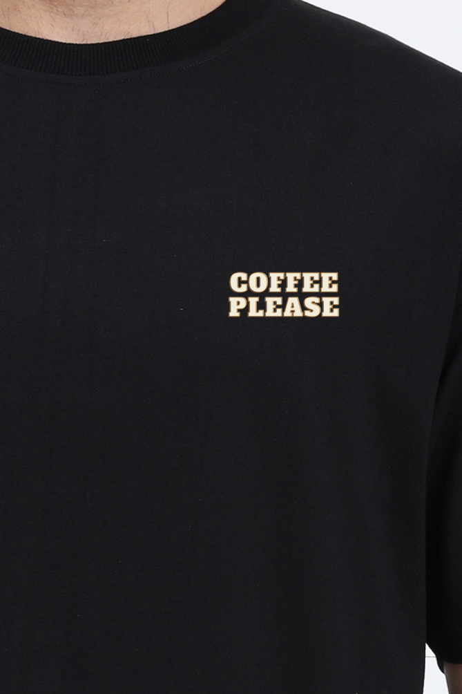 COFFEE PLEASE - Premium Minimal T-Shirt