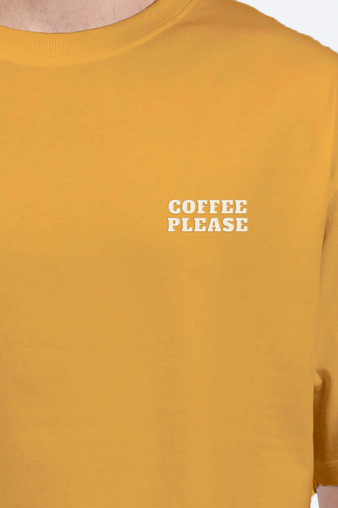 COFFEE PLEASE - Premium Minimal T-Shirt