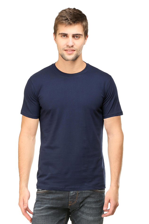 NAVY BLUE REGULAR FIT T - SHIRT