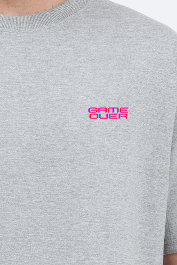 Game Over - Premium Oversized Minimal T-Shirt