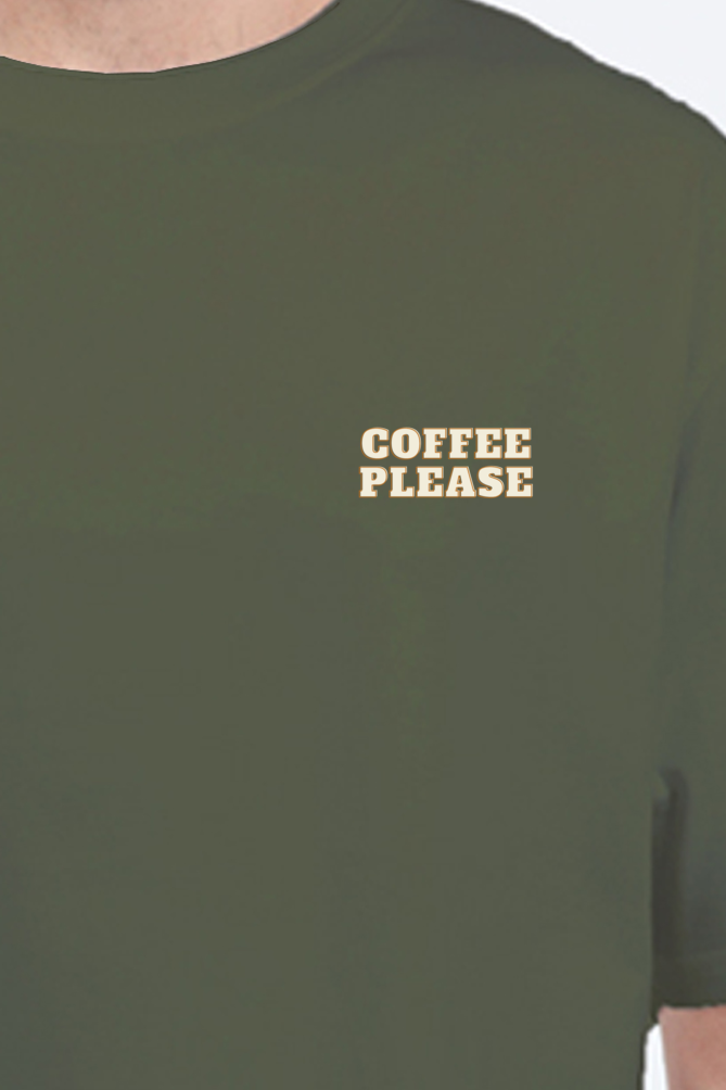 COFFEE PLEASE - Premium Minimal T-Shirt