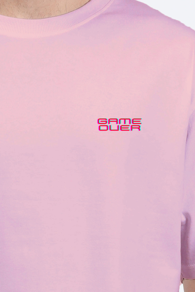 Game Over - Premium Oversized Minimal T-Shirt