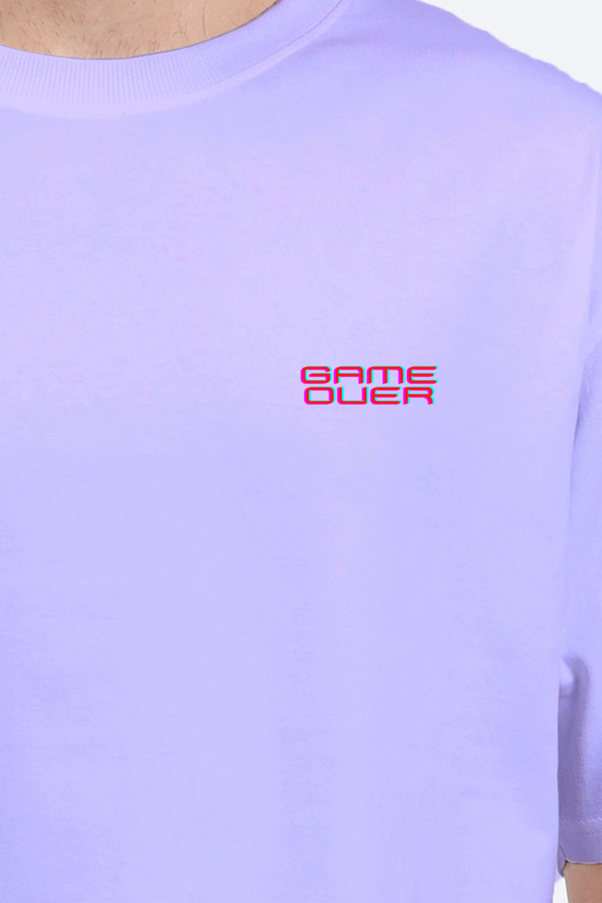 Game Over - Premium Oversized Minimal T-Shirt