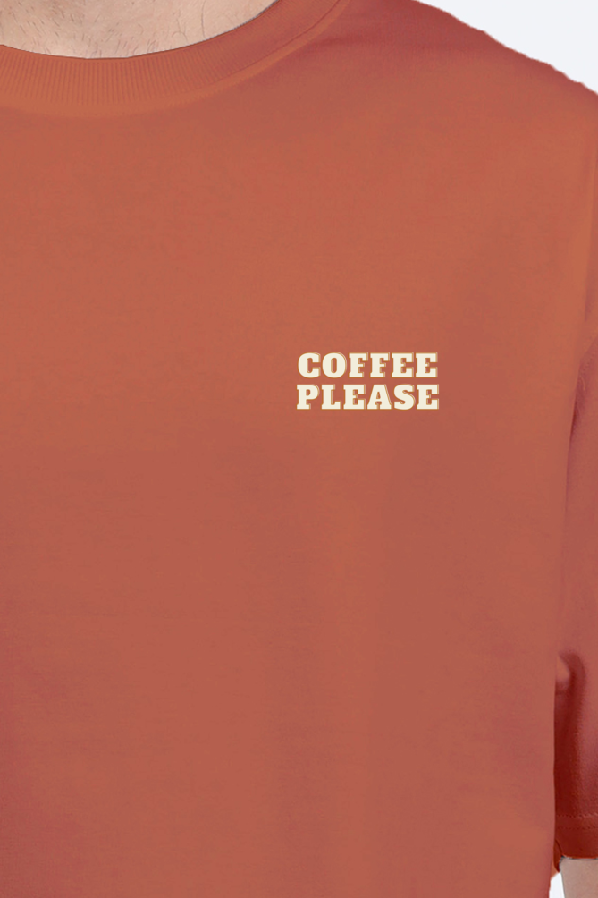 COFFEE PLEASE - Premium Minimal T-Shirt