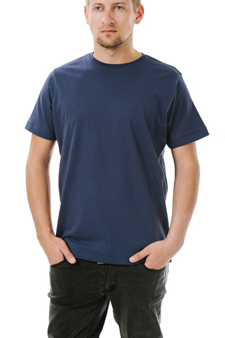 NAVY BLUE REGULAR FIT T - SHIRT