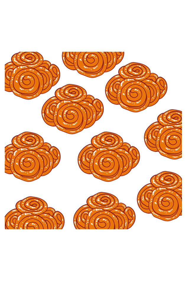 Jalebi Indian Snack - Minimal T-Shirt