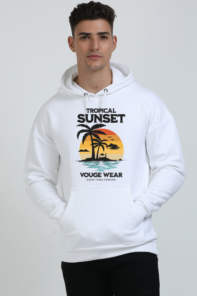 Sunset Beach - Premium Oversized Hoodie