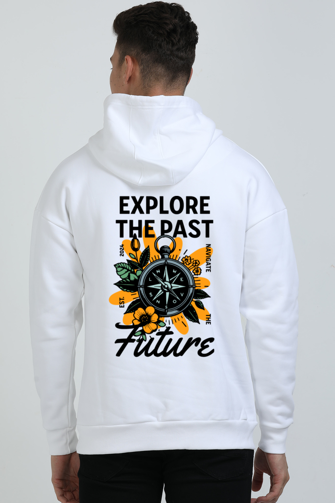 Explore the Past and Future - Premium Oversized Hoodie