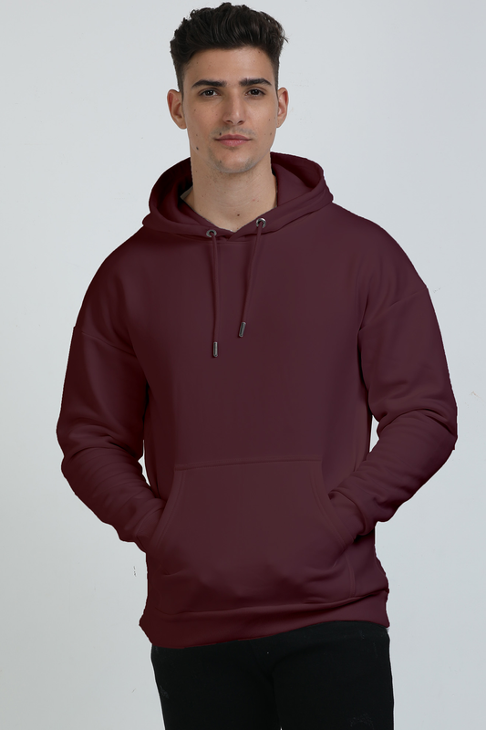 Maroon - Premium Oversized Hoodie