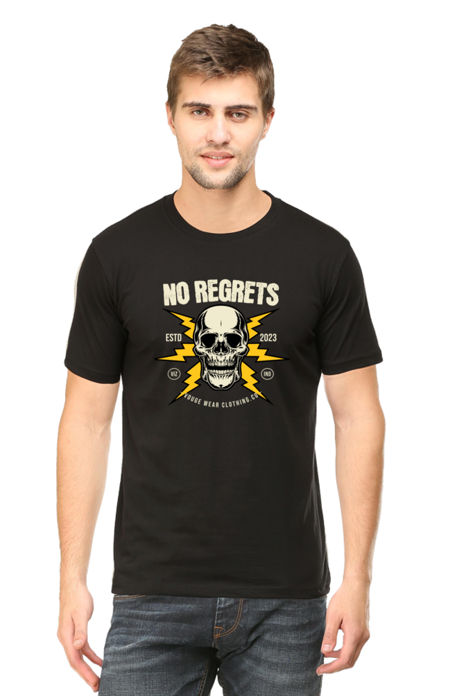 No Regrets - Unisex Minimal T-Shirt